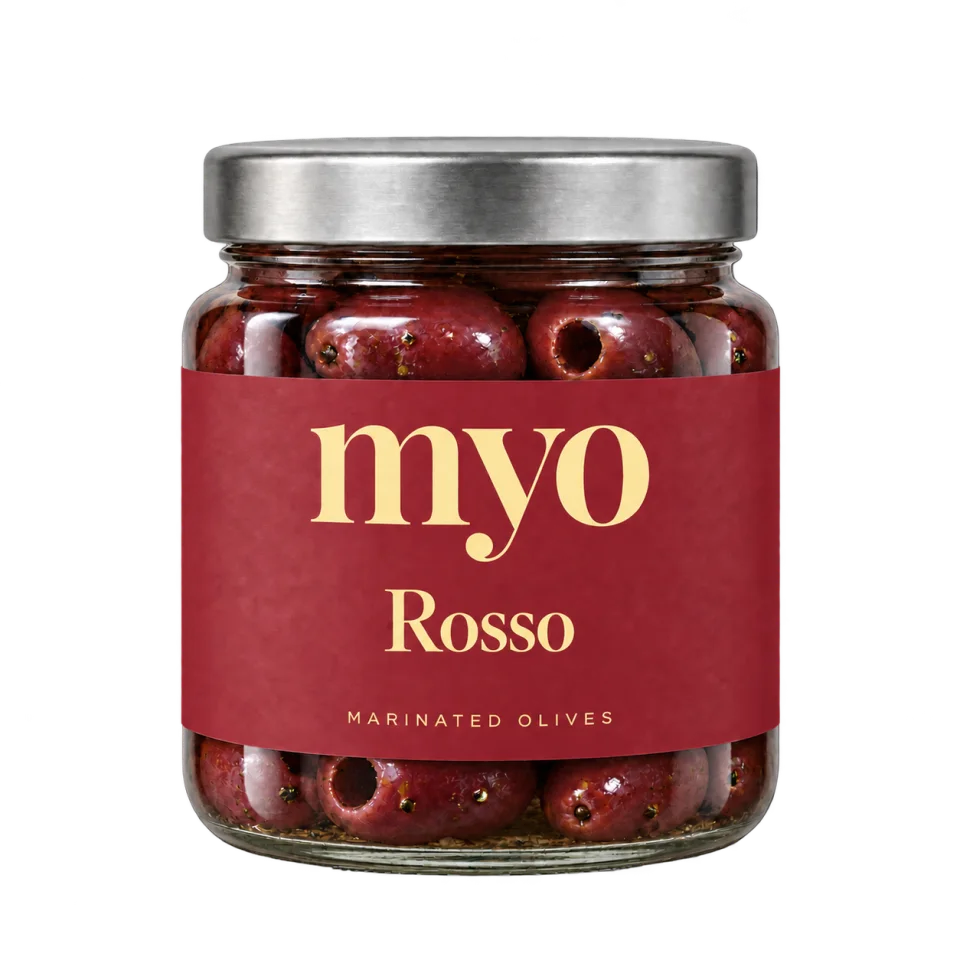 myo Rosso — návrh obalu